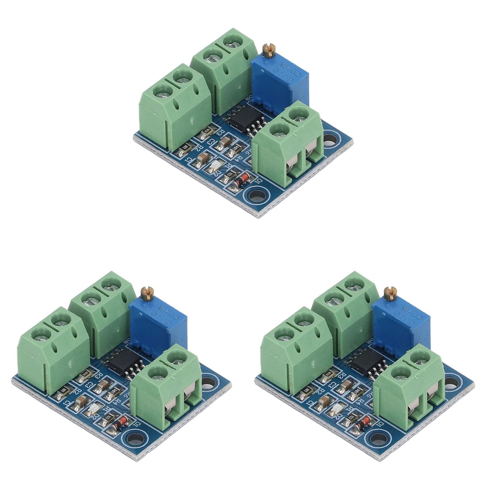

3 Pcs Current to Voltage Converter Module 0‑20mA to 0‑5V Transmitter Signal Conversion Conditioning