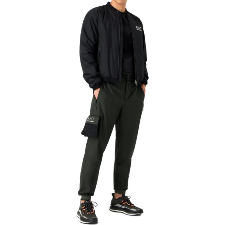 EMPORIO ARMANI EA7 Jackets & Coats Men's Black 6RPB12-PN4UZ-1200