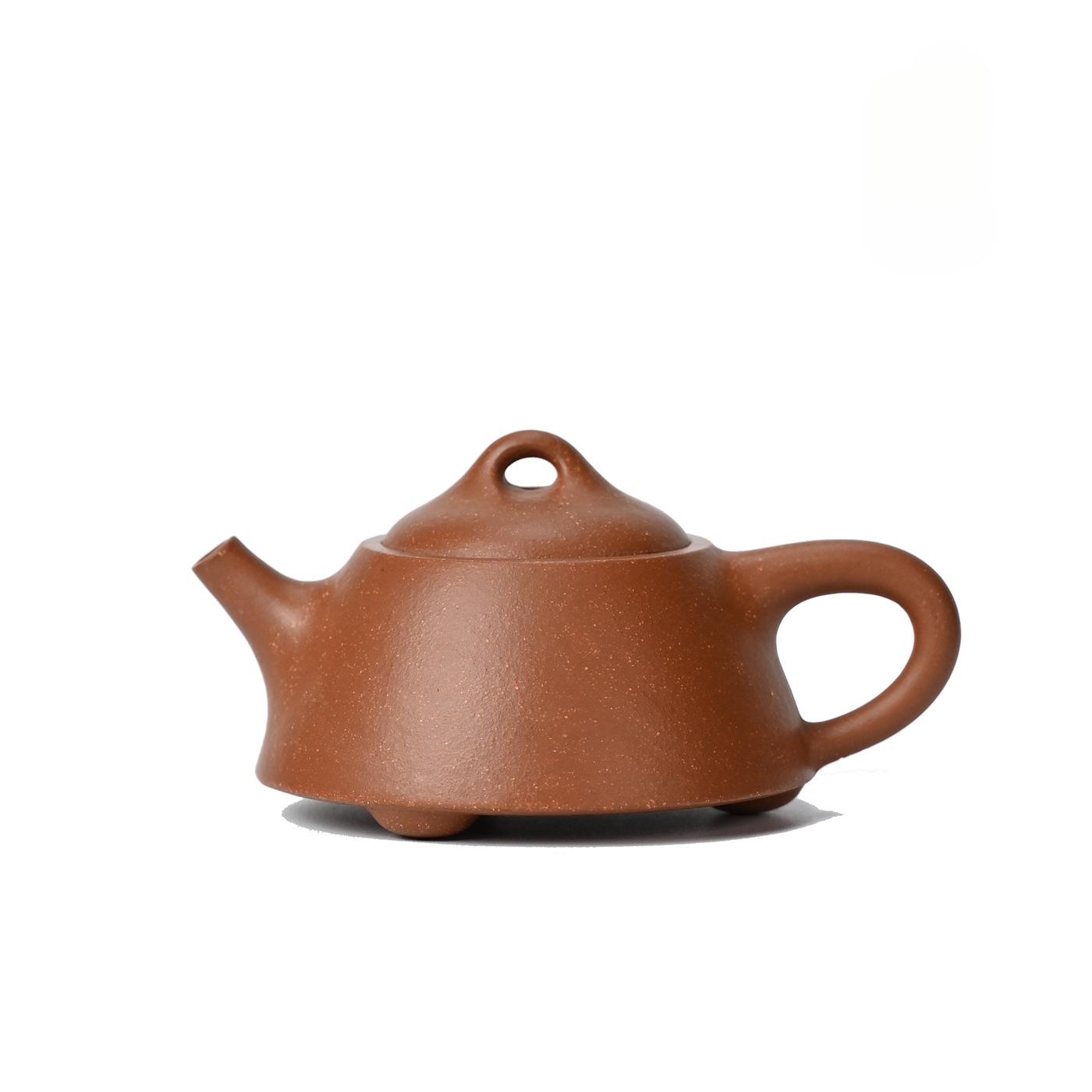 

160ml Exquisite Yixing Purple Clay Teapots Handmade Breast Spoon Pot Raw Ore Downhill Mud Kettle Zisha Tea Set Ornaments Gifts
