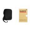 Hard Carrying Case Anti-scratch Travel Protective Case Tempered Glass Screen Protector for Trimui Brick Handheld Game Console