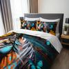 3pcs Sunflower Horse Butterfly Bedding Duvet Cover Set Bohemian Horse Bedding Set Bohemian Themed Bed Quilt Set Western Style