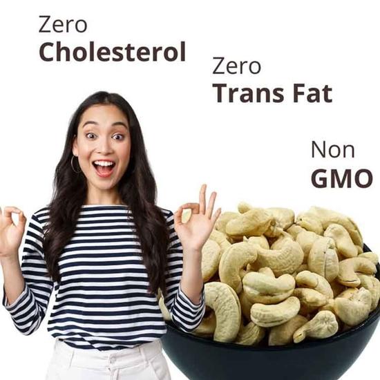 Healthy Master Cashew Nuts - Jumbo 500gm | 100 % Naturally Dried Nuts | Premium Whole Cashews | High In Fibre | High In Protein | Crunchy