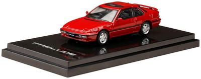 HobbyJAPAN HJ64 Κλίμακα Honda Prelude SI TCV Phoenix Red Έτοιμο Μοντέλο HJ643002R 1/64 (ΒΑ5)