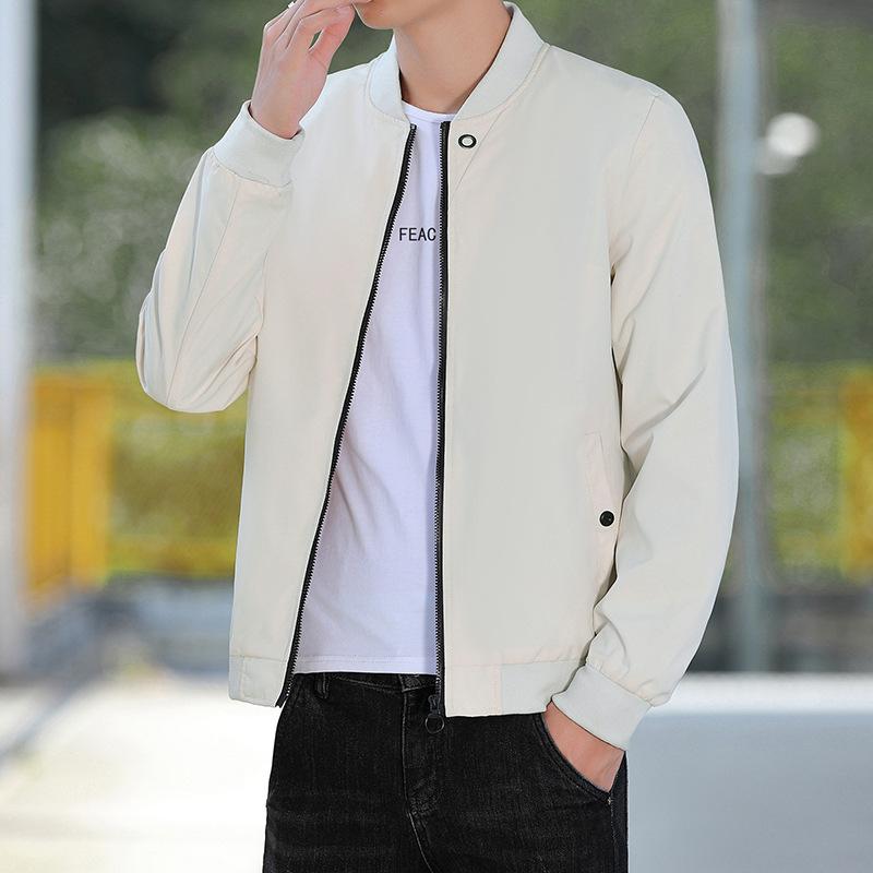 Men's Autumn Baseball Collar Trend Thin Casual Outside Men's Jacket Youth Clothing