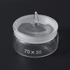 70X35mm Watch Repair Oil Storage Tank Accessories Clean Glass Cup Transparent Bottle Alcohol Cup Watchmakers Tool Component