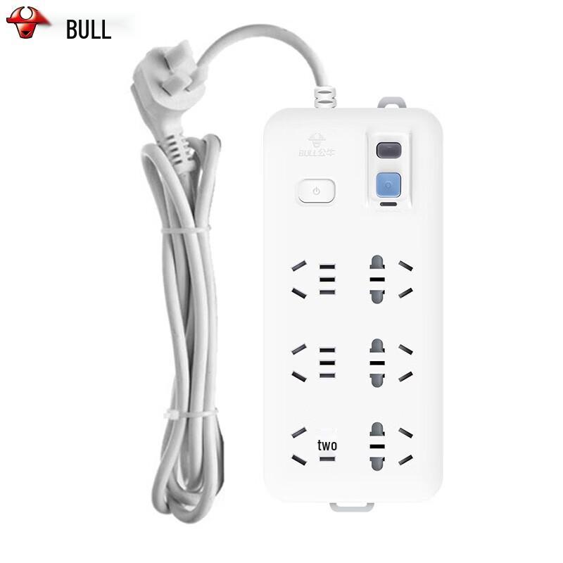 BULL Leakage Protection 6-Outlet Power Strip