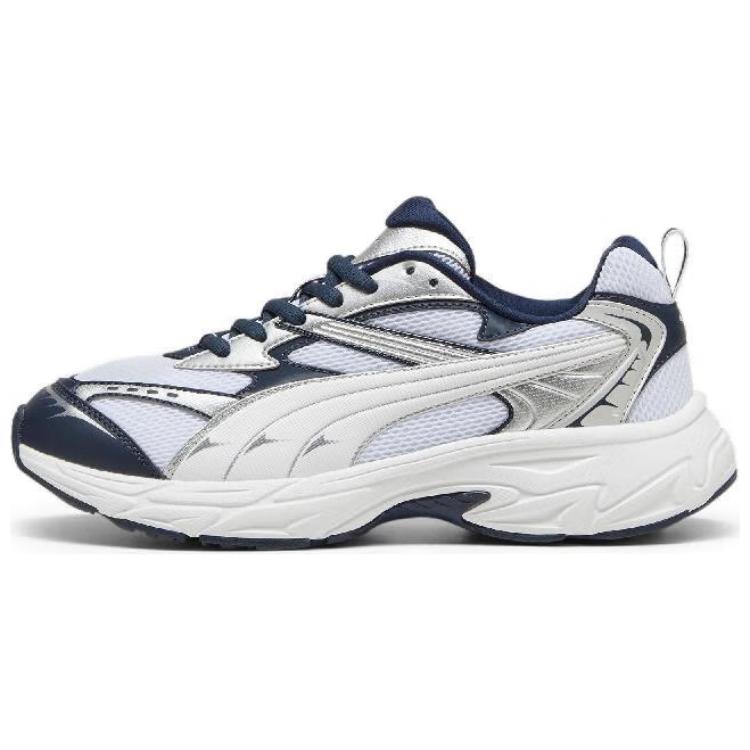 

New PUMA Morphic Abrasion Resistant Low Top Casual Shoes Unisex White Silver 392724-30 42