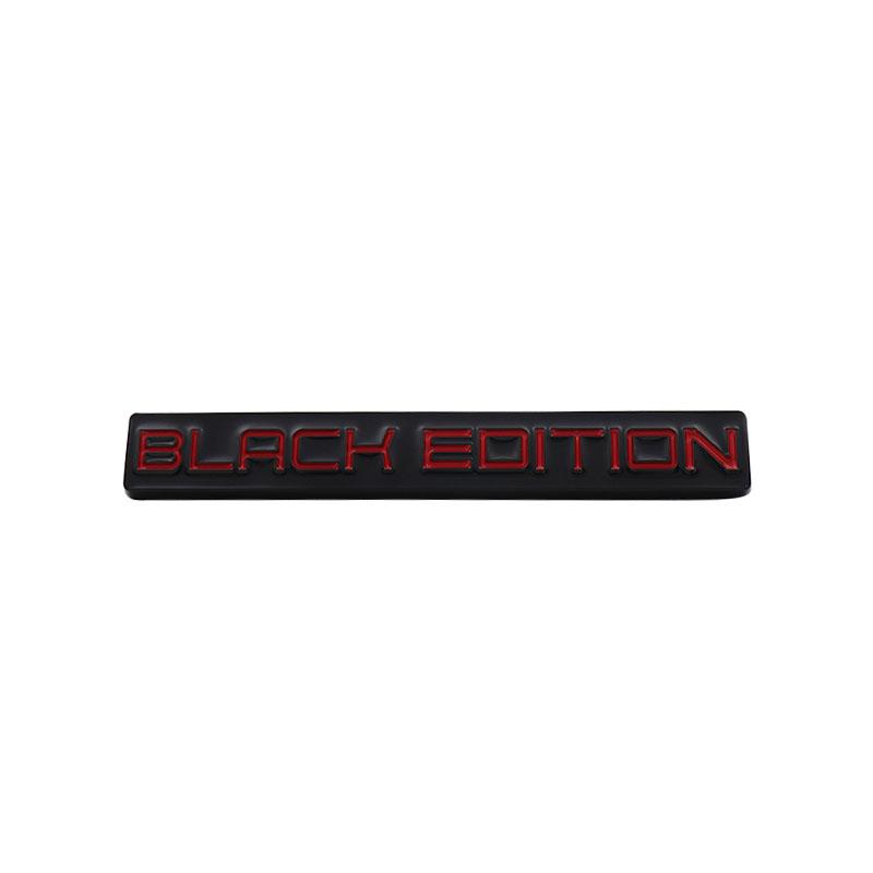 Car Styling Black Edition for Car Fender Side trunk Decal Emblem Badge Sticker