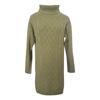 Womens Elegant Stretchy Long Sleeve Turtleneck Sweatshirt Short Dress