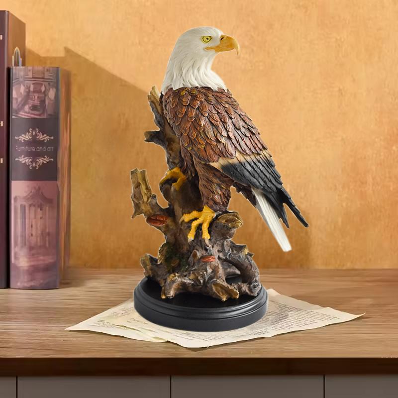 1 Simulation Retro Eagle Resin Ornament Dapeng Wing Soaring Eagle Art Home Office Desktop Decoration Figurines Statues Decor