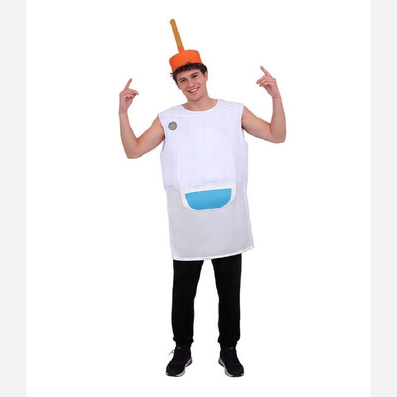 Toilet Plunger Costume For Adults And Kids Fun Halloween Cosplay Party Stage Performance