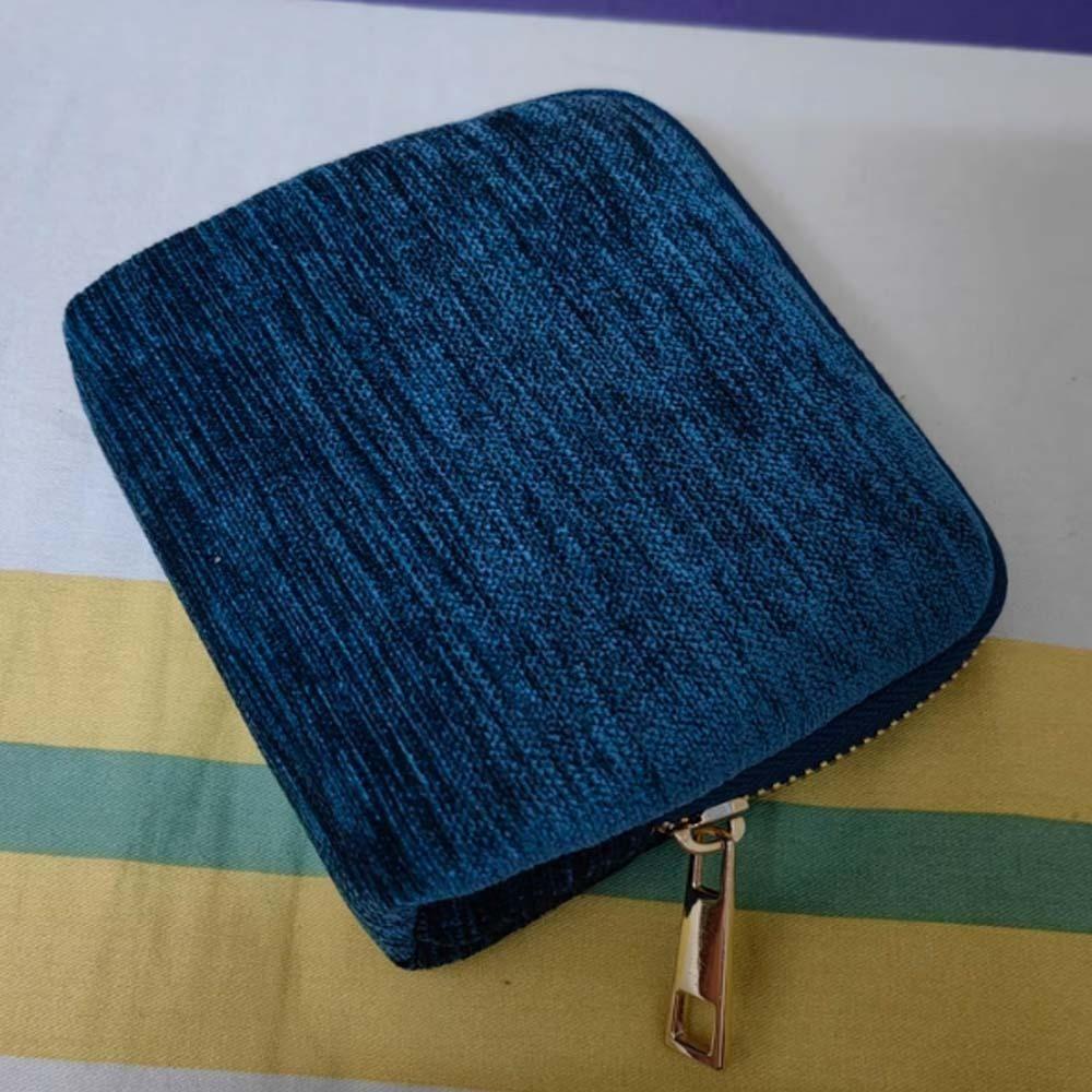 Multi-Layered Flannel Jewelry Zipper Bag Anti-lost Cloth Jewelry Organizer  Party