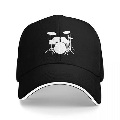 Drums Silhouette Baseball Cap Hat Man Luxury Anime Hat Dad Hat Beach Women's Golf Wear Men's