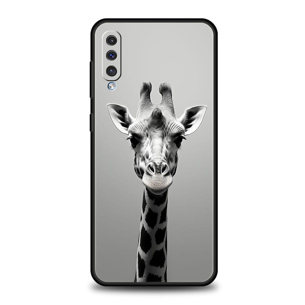 giraffe Phone Case For Samsung A24 A12 A14 A32 A50 A70 A20E A20S A10S A22 A30 A40 A34 A54 A42 A52 5G A02S A04s Soft Cover