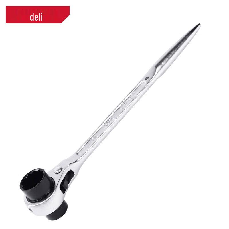 Deli Double-Ended Pointed Tail Ratchet Wrench 16x18mm