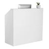 VEVOR Reception Desk, 46.46 x 19.69 x 43.90 in Rectangular Front Counter Table, Office Reception Desk, Retail Counter and Front Reception Counter
