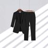 Elegant Women's Two Pieces Set Outfits Casual Long Sleeved Blazer and Pants Suit for Female Streetwear Spring and Autumn 2025