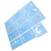 PET Face Painting Template Reusable Face Paint Stencils for Halloween Christmas Party