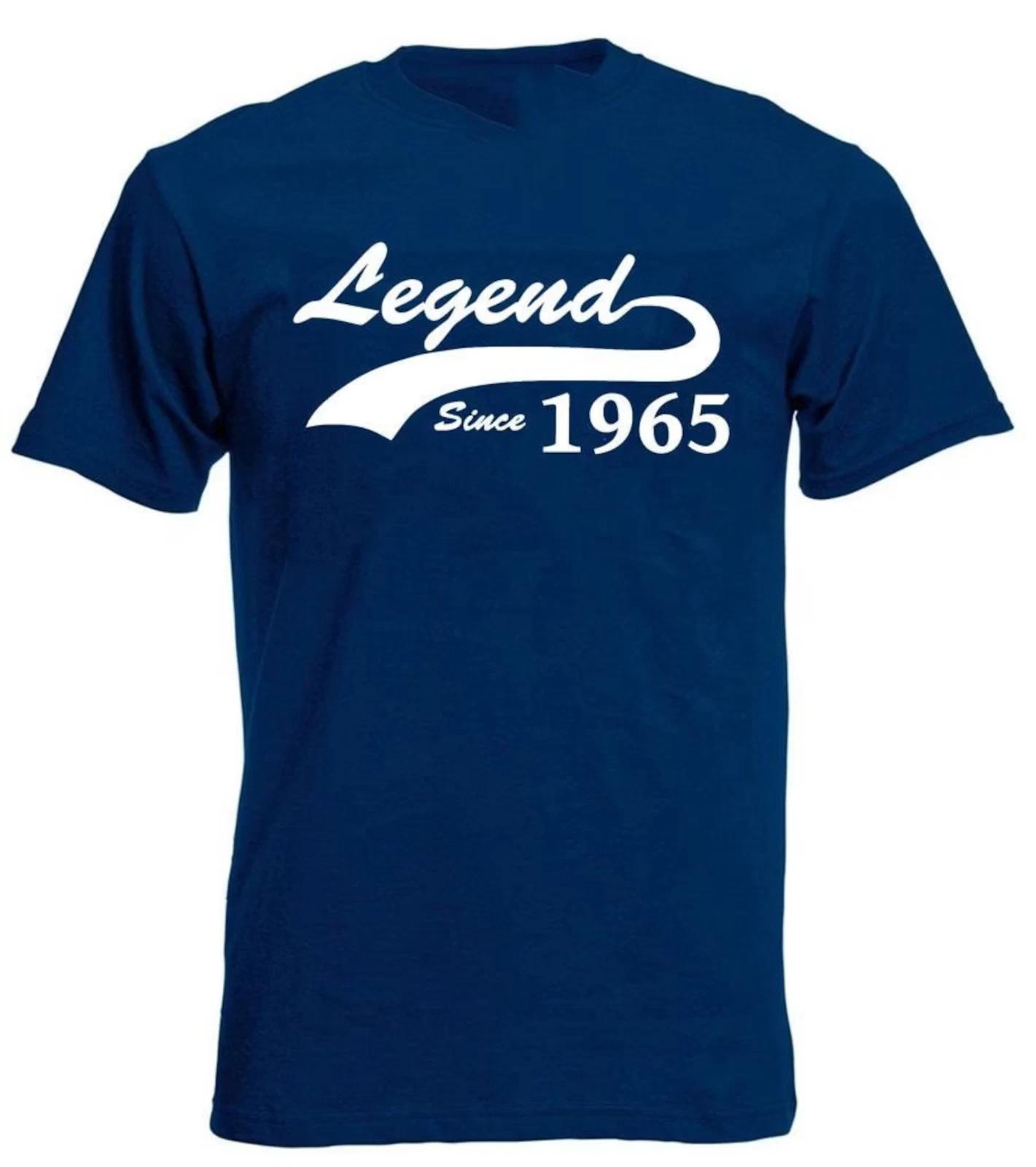 Legend Since 1965 T-Shirt - 60th Birthday Gift for Him, Dad, Husband - 1965 Tee 3XL