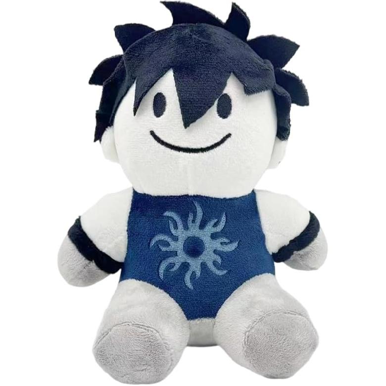11 Inch 1x1x1x1 Plush Toy with Detachable Sword, Adorable Killer Stuffed Animal Doll for Fans, Collectible Gift for Kids Boys Girls and Adults Two Time