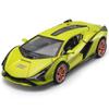 1:32 SIAN Super Sports Car Lightning Alloy Simulation Car Model with Liftable Rear Wing Desktop Car Ornament Light Sound Gift