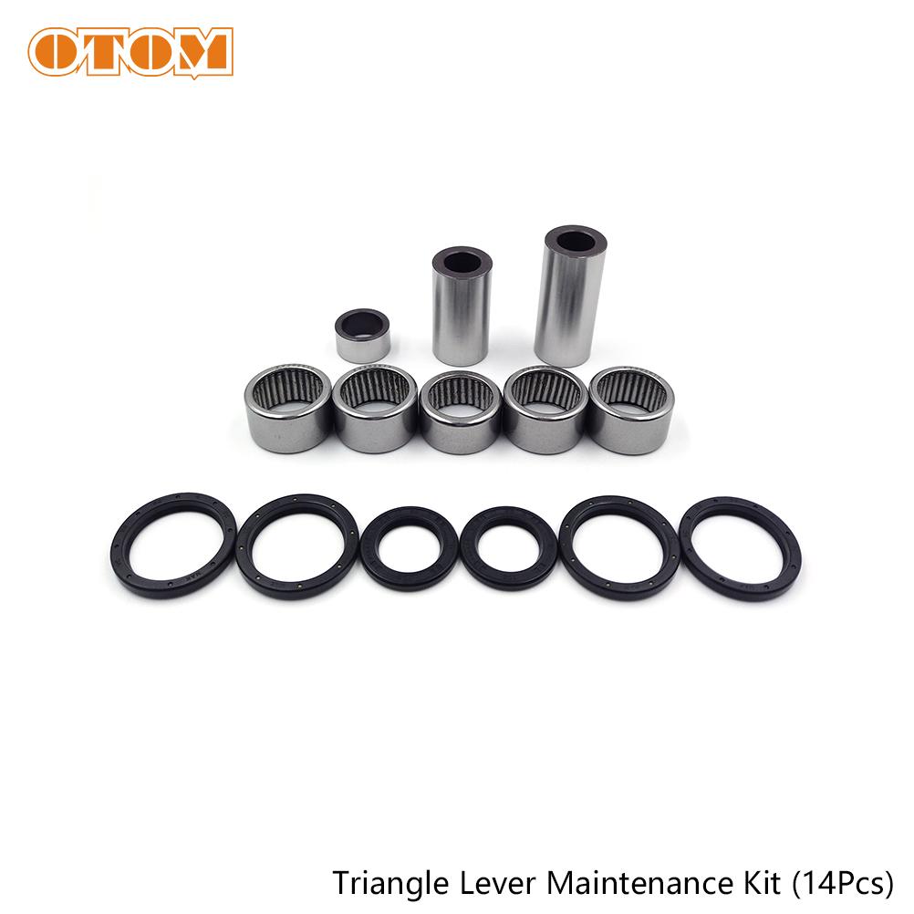 For HONDA Triangle Lever Linkage ARM Motorcycle  Bushing Needle Bearing Oil Seal CRF250R CRF450R 2010-2017 Arm Maintenance Kit