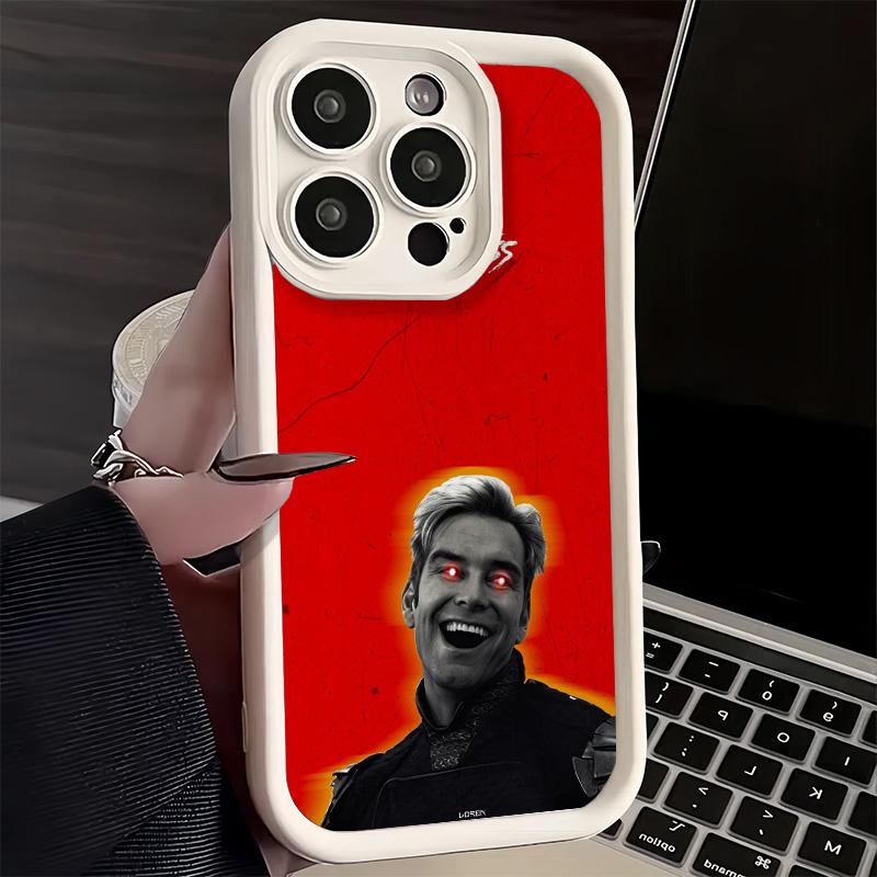 Phone Case for iPhone 17 Air 16E 15 16 Pro Max The Boys H-Homelander Cover 14 Plus 13 12 Mini Soft Shell Silicone Fundas