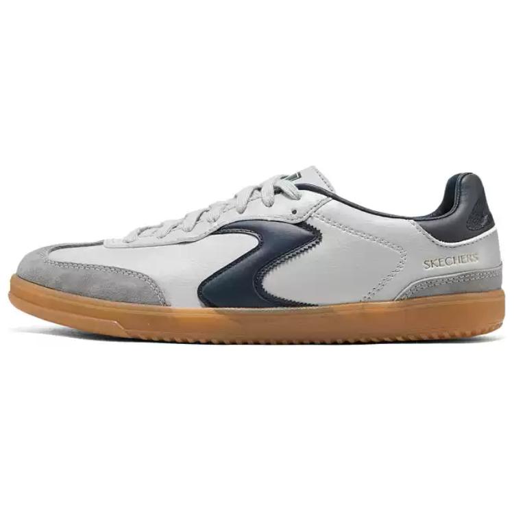 Skechers Hotshot Men Gray Low Top Skate Shoes Comfortable Versatile Thin Sole Wear Resistant 254150W-GYNV 39.5