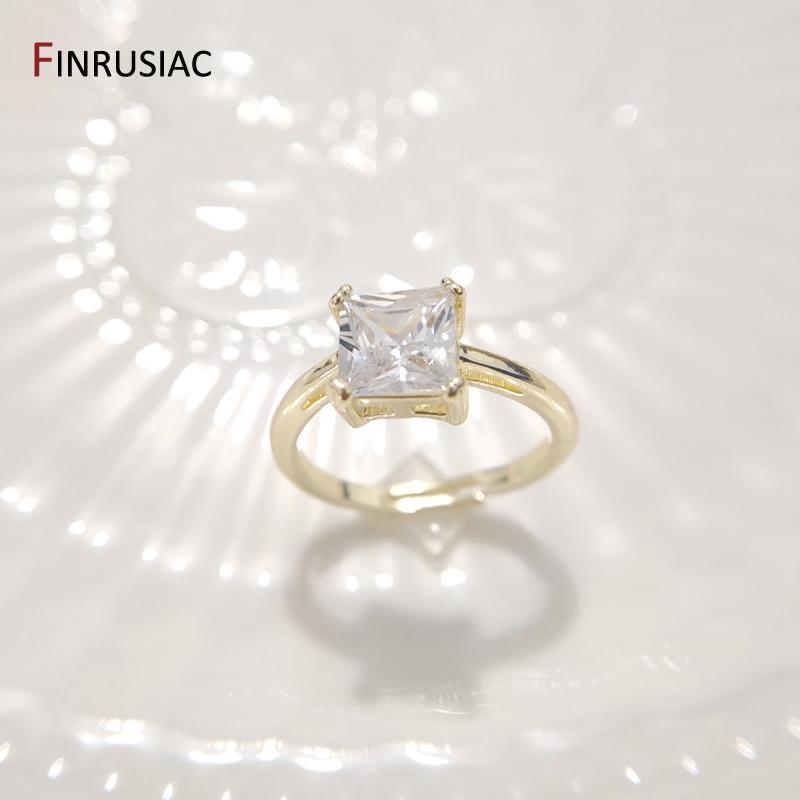 

New Trendy Claws Design Crystal Zircon Rings For Women Female Wedding Party Jewelry Accessories Gift Fashion Women Rings