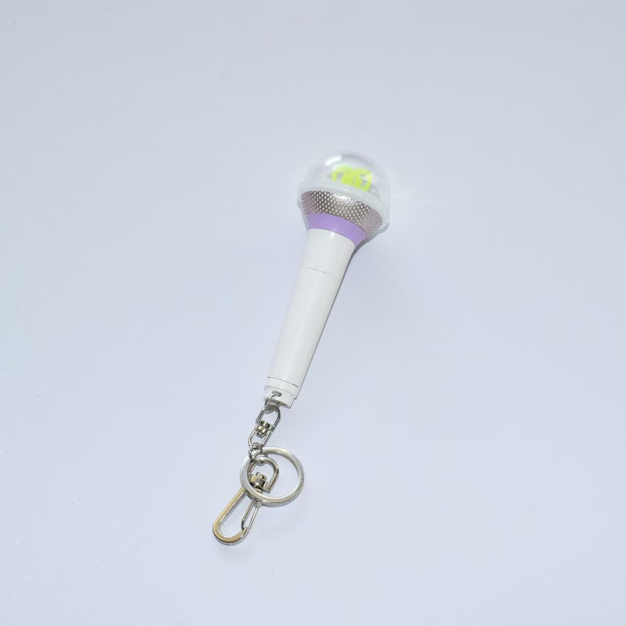 Lee Ji-eun IU 3. Generation Mini Lightstick Schlüsselanhänger Leuchtstab gray