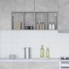 Wall Mounted Cabinet Concrete Grey 40 x 29.5 x 100 cm Particleboard