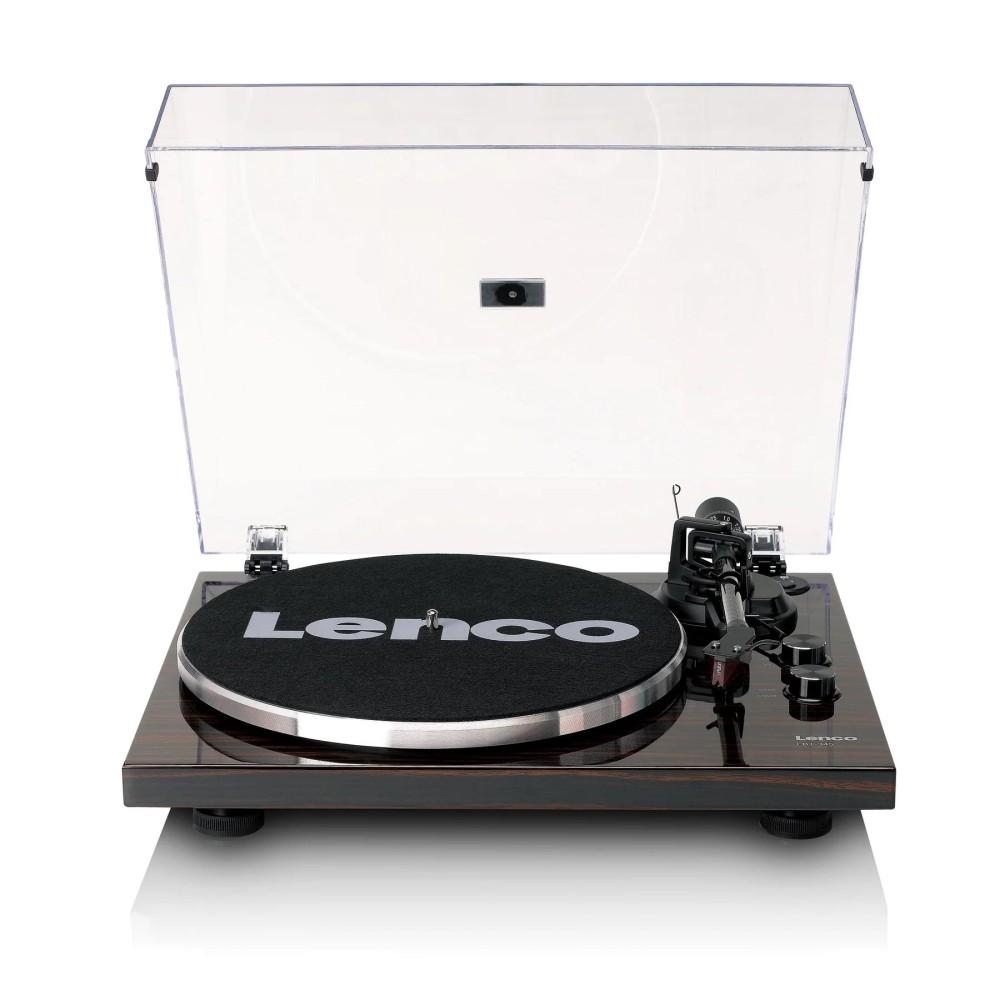 Bluetooth Turntable with Ortofon 2M Red Lenco LBT-345WA Cartridge, Walnut, Lenco