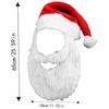 Gift Santa Hat and Beard Costume Cosplay Clothing New Year Red Christmas Santa Hats
