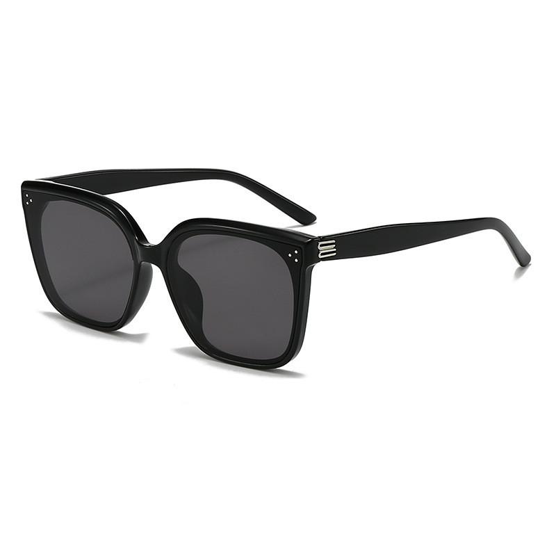 

Mens Fashion Square Uv400 Sun Glasses For Driving Travel And Party Events BlackFrameGrayLenses