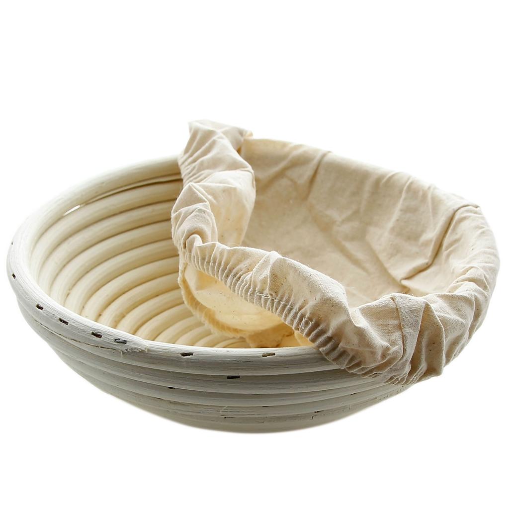 RATAN BASKET FOR RISING PERFECT BREAD 25 CM