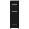 Pharmacy Cabinet Black Oak Effect 20 x 45.5 x 60 cm