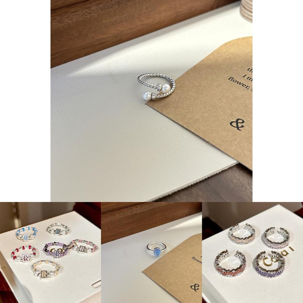 Unique S925 Silver Ring Featuring Geometric Design And Vibrant Colored Stones For Women