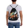 Custom Saint Seiyas Drawstring Backpack Women Men Gym Sport Sackpack Foldable Anime Shopping Bag Sack