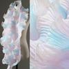 1Yard Dreamy Gradient Mermaid Organza 3D Pleated Lace DIY Dress Ruffle Lace Accessories 15CM Wide