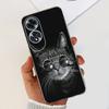 For OPPO A60 4G Case CPH2631 Cute Cat Cartoon Transparent TPU Silicone Soft Slim Cover For OPPO A60 A 60 OPPOA60 2024 Bumper New