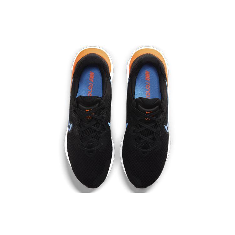 Nike Renew Run 2 Black Orange Coast Men Sneakers Dark-Smoke-Grey Total-Orange CU3504-007