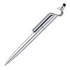 Sekisei Laporta Smart Pen 3-in-1 Ballpoint Pen Stylus Phone Stand 0.7mm Black Ink Silver LA-6688