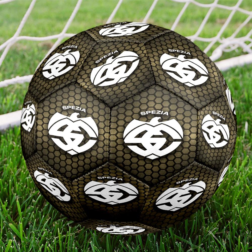 Spe-zia 1906 Emblem Size 5 Soccer Balls, Anti-Slip, Protective Football, Outdoor Sport, a Unique Gift Suitable for him/her, Birthdays