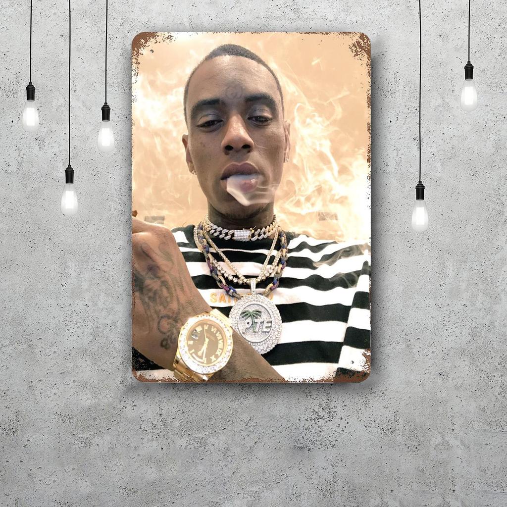 Soulja Boy Decor Poster Vintage Tin Sign Metal Sign Decorative Plaque for Pub Bar Man Cave Club Wall Decoration