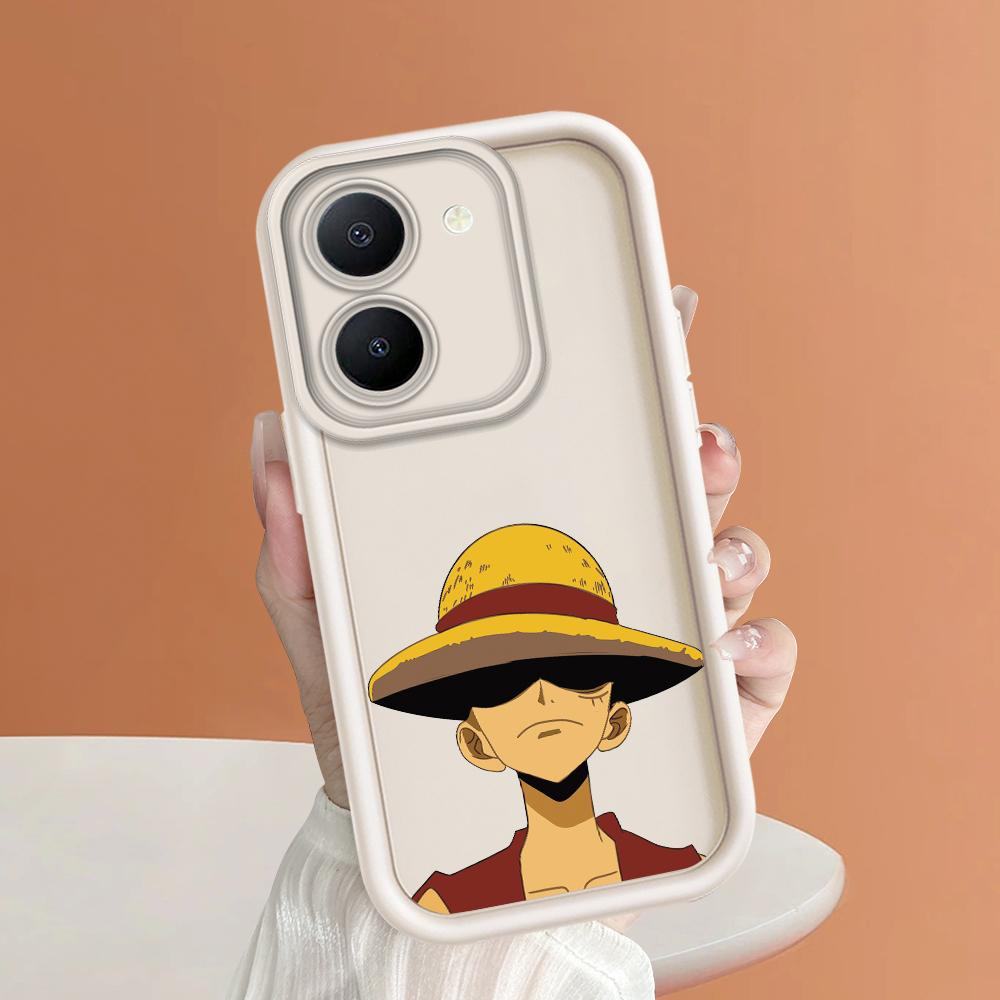 Soft Silicone Square Ladders Cartoon Pattern Full Cover Camera Protection Shockproof Case for iPhone Infinix Tecno Vivo