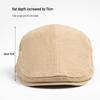 Men's Corduroy Cotton Newsboy Cap - Soft Brim Autumn Beret, Large Size, British Style Pageboy Hat