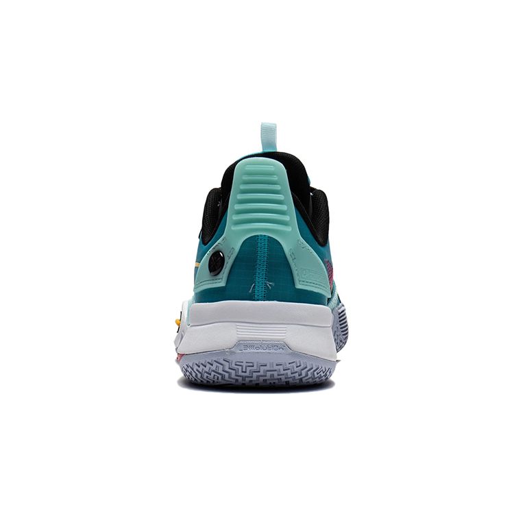 Li Ning All City 10 Youth Version Wade Non-Slip Wear-Resistant Low-Top Basketball Shoes Kids basketball shoes Blue Black ABPS009-4