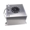 RASTP-High Quality Aluminum Universal 20L Oil Tank Mirror Polish Fuel Cell with Cap/Foam Inside with Sensor Fuel Tanks RS-OCC040