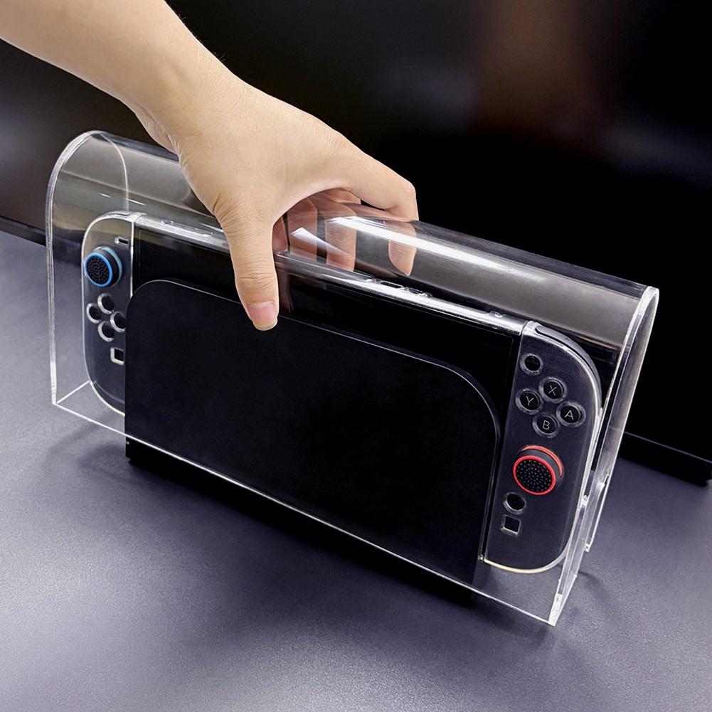 For Switch 2 Dustproof Cover Transparent Acrylic Game Console Host Base Display Box Game Accessories For NS2