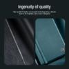 NILLKIN Qin Flip Leather Case for Samsung Galaxy Z Fold 5 with S-Pen Pocket Slide Camera Lens Cover Full Protection Phone Case